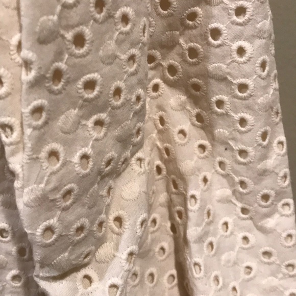 Tabitha Anthropologie eyelet Ruffle jacket size 0 - Picture 6 of 8